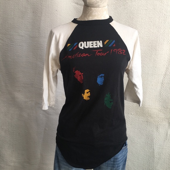 QUEEN S/M Real Vintage 80s Concert Graphic T-Shirt - Picture 6 of 7